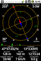 GPS status  Android